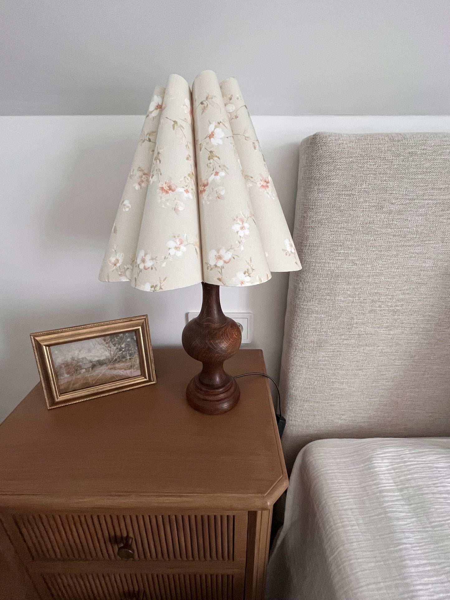 Vintage Bloom - komplet z podstawą lampy